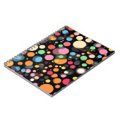 Carnet Points Brillants Multicolores (Côté gauche)