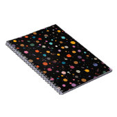 Carnet Points Brillants Multicolores (Côté Droit)