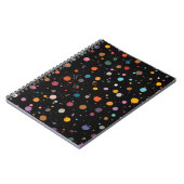 Carnet Points Brillants Multicolores (Côté gauche)