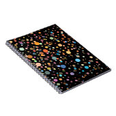 Carnet Points Brillants Multicolores (Côté Droit)