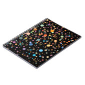 Carnet Points Brillants Multicolores (Côté gauche)