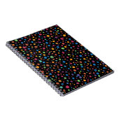 Carnet Points Brillants Multicolores (Côté Droit)