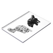 Carnet Points Café-Nook — Retriever Duo (Côté gauche)