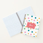 Carnet Points Colorés Gai Personnalisés (Intérieur)