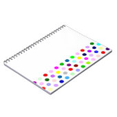 Carnet points colorés heureux (Côté gauche)