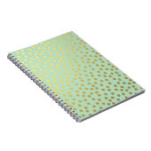 Carnet Points Confetti Or Chic Mint (Côté Droit)