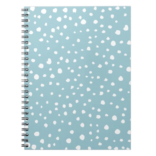 Carnet Points Dalmatiens Bleus, Points Dalmatiens, Impres (Devant)