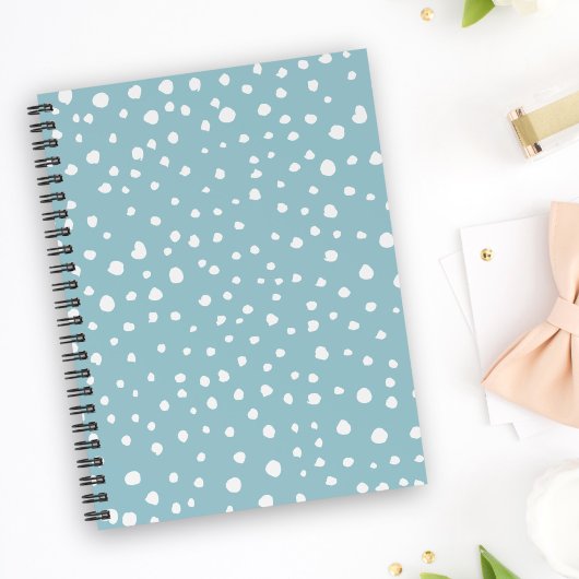 Carnet Points Dalmatiens Bleus, Points Dalmatiens, Impres
