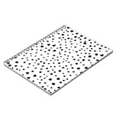 Carnet Points dalmatiens, Points dalmatiens, Noir et Blan (Côté gauche)