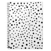 Carnet Points dalmatiens, Points dalmatiens, Noir et Blan (Devant)