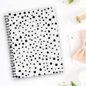 Carnet Points dalmatiens, Points dalmatiens, Noir et Blan