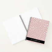 Carnet Points Dalmatiens Rose, Points Dalmatiens, Votre N (Intérieur)
