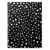 Carnet Points dalmatiens, Zones dalmatiennes, Noir et Bla (Devant)