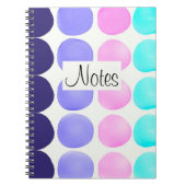 Carnet Points d'aquarelle multicolore (Devant)