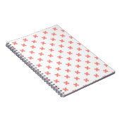 Carnet Points de croix pêche sur fond blanc (Côté Droit)