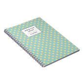 Carnet Points de Parties scintillant Mint et Gold Faux pe (Côté Droit)