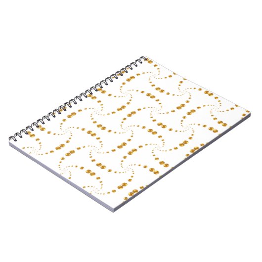 Carnet Points dorés élégants (Côté gauche)