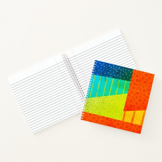 Carnet Points Et Lignes Arc-En-Ciel (Intérieur)