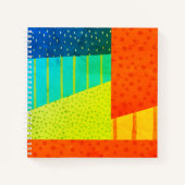 Carnet Points Et Lignes Arc-En-Ciel (Devant)