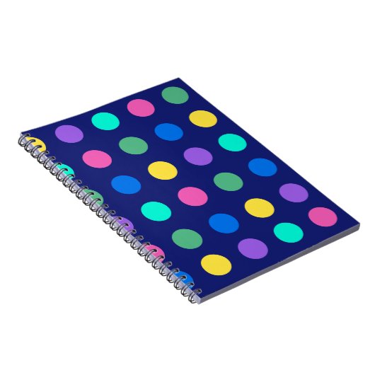 Carnet Points Géométriques Colorés (Côté Droit)