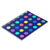 Carnet Points Géométriques Colorés (Côté gauche)