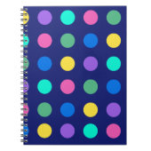 Carnet Points Géométriques Colorés (Devant)