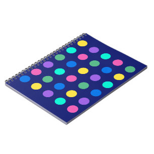 Carnet Points Géométriques Colorés