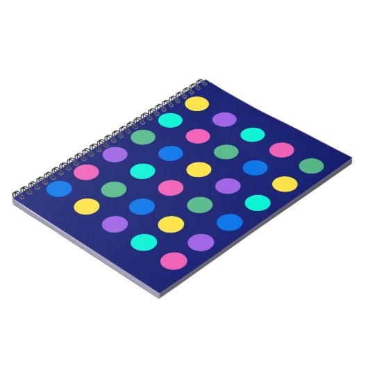 Carnet Points Géométriques Colorés (Côté gauche)