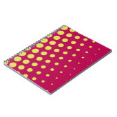Carnet Points jaunes rétro (Côté gauche)