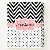 Carnet Points mignons et Chevron (Dos)