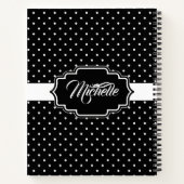 Carnet Points noirs et blancs (Dos)