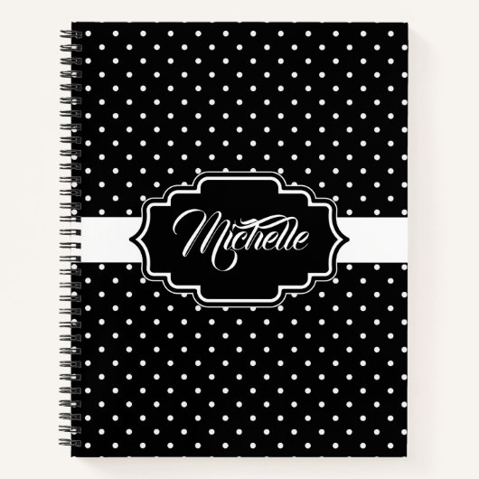 Carnet Points noirs et blancs (Devant)