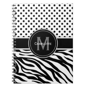 Carnet Points noirs et blancs et Impression Zèbre