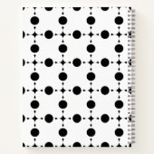 Carnet Points noirs, Motif à pois, Points, Pointillé (Dos)
