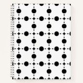 Carnet Points noirs, Motif à pois, Points, Pointillé (Devant)