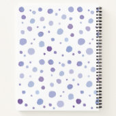 Carnet points peints à la main (Dos)