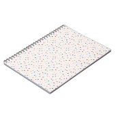 Carnet Points peints colorés  (Côté gauche)