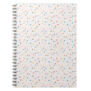 Carnet Points peints colorés