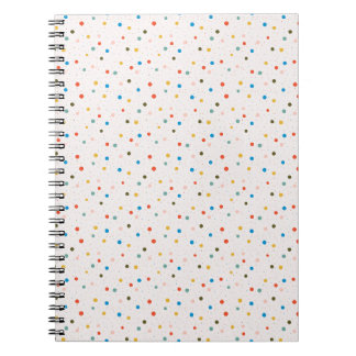 Carnet Points peints colorés