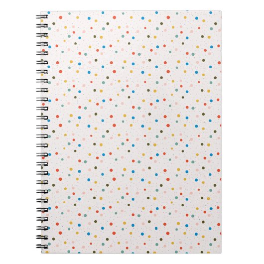 Carnet Points peints colorés  (Devant)