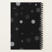 Carnet Points Pop Noirs Reliure Spirale (Verso)