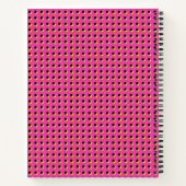 Carnet Points roses 80/90 Retro Neon Motif (Dos)