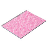 Carnet points roses et blancs (Côté gauche)