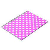 Carnet Points Roses Et Grands Points Blancs (Côté gauche)
