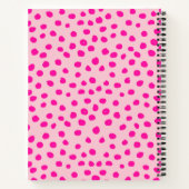 Carnet Points roses Preppy Points Posters de animaux mode (Dos)