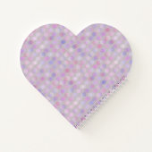 Carnet points roses, violets et gris (Dos)