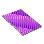 Carnet Points satinés - violet et orchidée (Côté Droit)