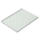 Carnet Points Vert Menthe (Côté gauche)