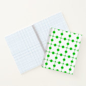 Carnet Points verts, Motif à pois, Pois, Pointillé (Intérieur)