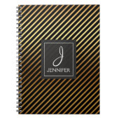 Carnet pointu à huile d'or (Devant)